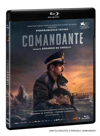 Locandina italiana DVD e BLU RAY Comandante 